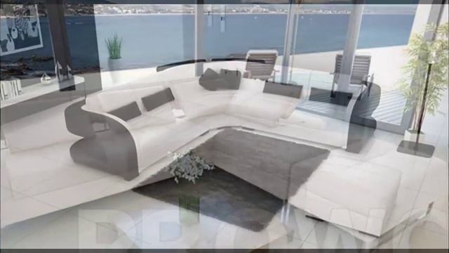 Белые кожаные диваны угловые смотреть онлайн