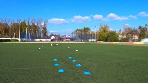 Тренировка завершения в футболе