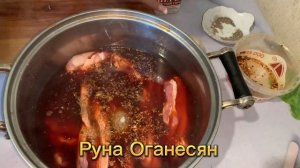Нежная Грудинка в луковой шелухе! Пальчики оближешь ?