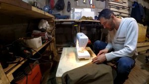 Пошив транспортировочного тента на лодку (Прогресс 2) из брезента своими руками.