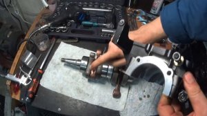 Дважды изувеченый коленвал Тохацу 30 (Tohatsu M 30)