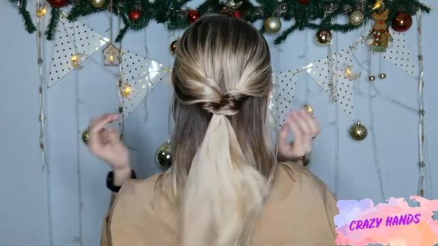 Туториал. Красивая Прическа с цепью смотреть онлайн