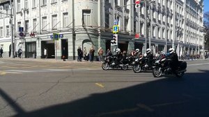 ШОК!!! Кортеж президента Таджикистана Эмомали Рахмона в Москве