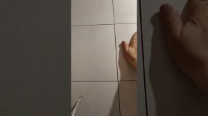 Облицовка ректифицированной плиткой. Точёный край.