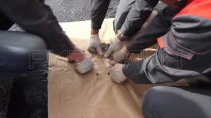 Монтаж водоприемной воронки, с помощью Ризолина АС