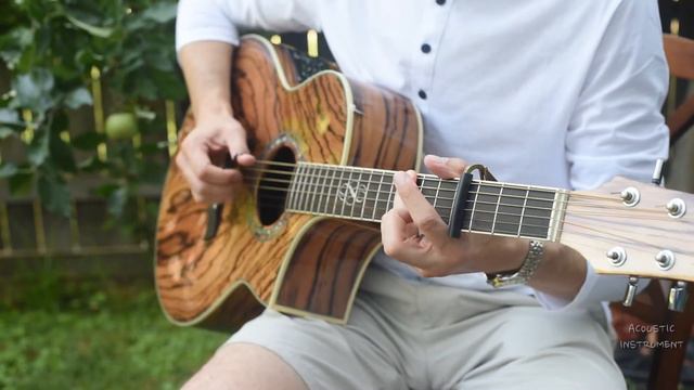 Славьте Бога славьте в песнопеньях на гитаре acoustic guitar | Serge Deni смотреть онлайн