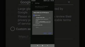 Change DNS settings using INTRA Android App