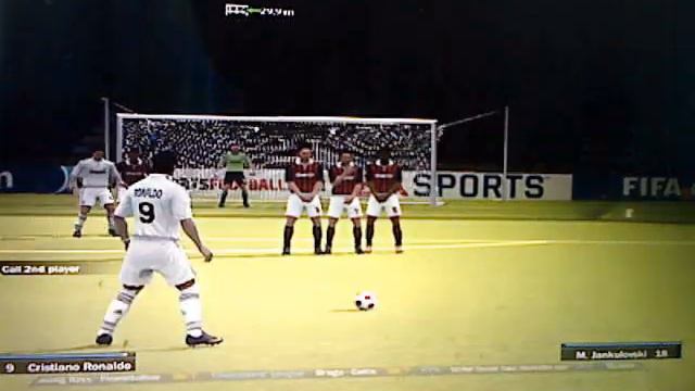 Real Madrid vs AC milan fifa 11