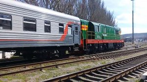 Прибытие поезда на вокзал Феодосия (14/03/2019 13:05)