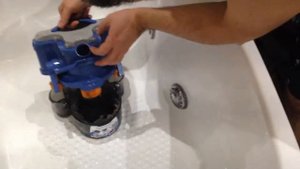 Испытание пылесоса с аквафильтром