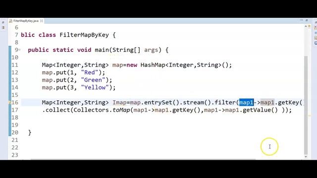 java 8 tutorial : Filter Map by Key and Value with example