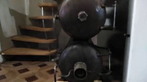 Буржуйка из газовых баллонов. печь длительного горения.