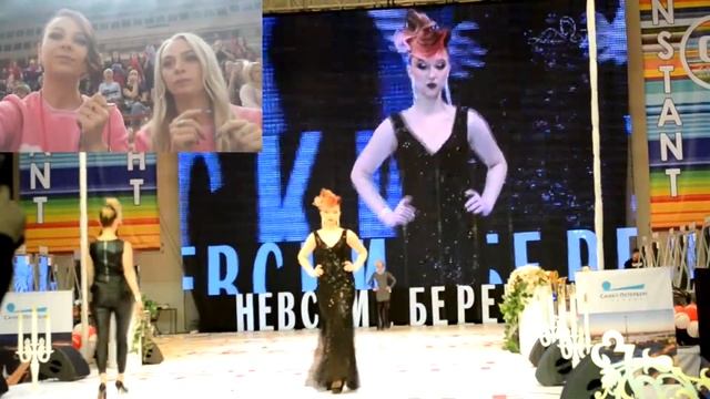 Реакция(живое участие)на показ мод! Окрашивание 2019. Прически, укладки, платья, вечерний образ.