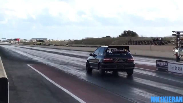 Toyota Starlet runs 11.68 at 117 mph смотреть онлайн