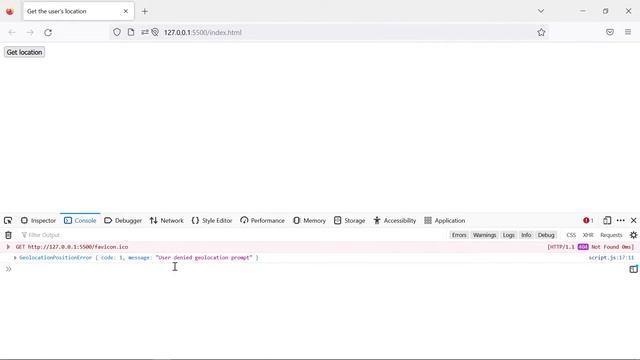 Get user location with javascript || Two methods (with/without permission)