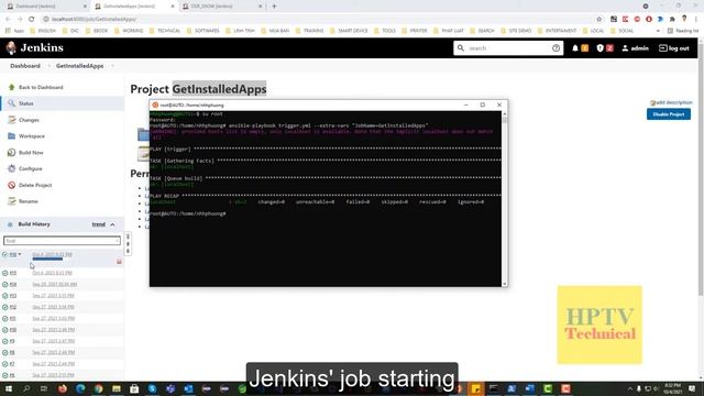 Run Jenkins job by Ansible смотреть онлайн