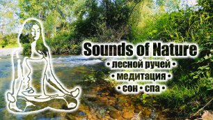 Лесной ручей • медитация • сон • спа • Sounds of Nature