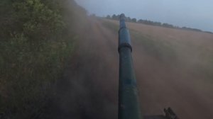 Russian T-90M tanks destroyed Ukrainian armed forces in the UAV's departure point and SVO zone