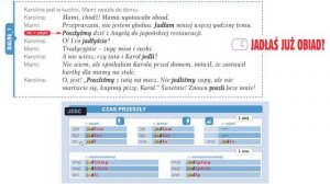 Прошедшее время, часть 2. Krok po kroku A1. Урок 13, часть 2. Język polski.