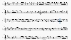 Flute Sheet Music: How to play The Ketchup Song (Asereje) by Las Ketchup