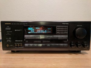 Усилитель-тюнер для управления аудио-видео Onkyo TX-SV727-МАЛАЙЗИЯ-1995-год