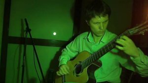 чакона Баха, гитара, Bach chaconne, guitar