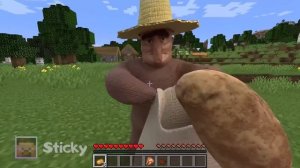 Minecraft wait what meme part 183 realistic minecraft Villager Farmer