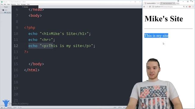 Writing HTML | PHP | Tutorial 5