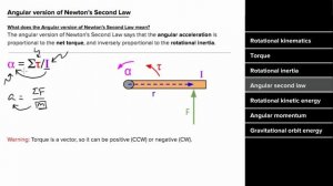 AP Physics 1 review of Torque and Angular momentum | Physics | Khan Academy