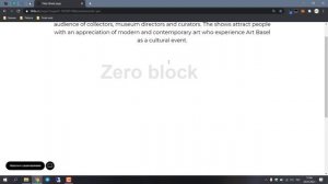 Как сделать появляющийся текст в Zero Block на Tilda