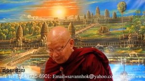 Dhamma talk by Dr Hok Savann on August 29, 2022