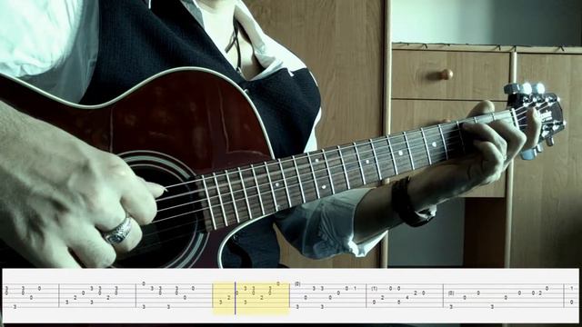 Fields Of Gold - Sting (гитара, разбор и табы) смотреть онлайн