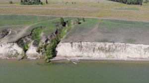 Novosibirsk 4k drone Новосибирск с высоты птичьего полета, Боровое, обрыв