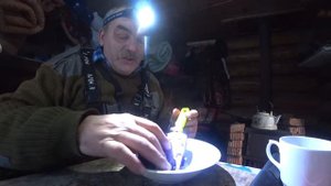 снегоходное путешествие в избу. быт в избушке.  рыбалка в мороз - 31.