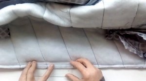Как ушить стеганое пальто на синтепоне