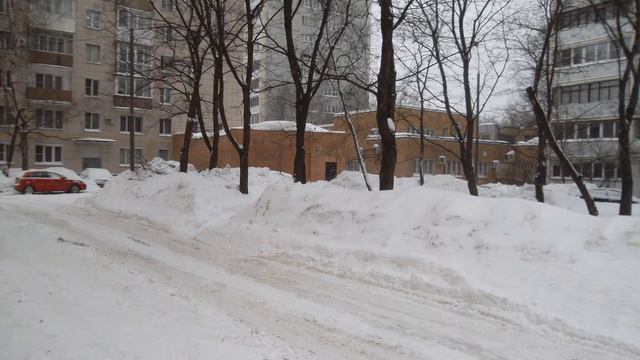 Заснеженный район Перово (ВАО) смотреть онлайн