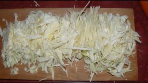 Жареная капуста с грибами. Просто и очень вкусно.