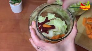 Рецепт Салат из капусты, моркови и свеклы