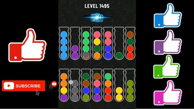 Ball Sort Puzzle Level 1495 смотреть онлайн