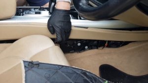 BMW x5 e70 center console trim removal