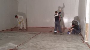 Наливной полимерный промышленный пол.