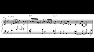 [Jazz Standard] 'Autumn Leaves' for solo piano (sheet music)