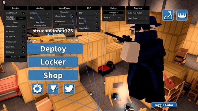 New Aimbot + Kill All Script In Arsenal! (Admin Commands!) ROBLOX смотреть онлайн