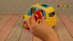 Игрушка Машинка-сортер на батарейках световые и звуковые эффекты
