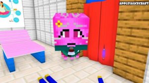 Minecraft, CUTE GIRL CHALLENGE + DOCTOR HUGGY WUGGY POPPY PART 2 BIG SCHOOL- MONSTER SCHOOL