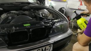BMW e39 бронирование фар
