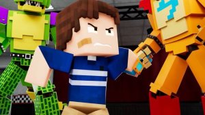 FNAF Security Breach Minecraft Animation - Coffin Dance Song COVER