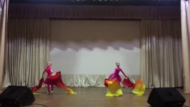12403 коллектив «Адилия» дуэт Демина Полина и Соболева Яна, хореография, «Танец огня»