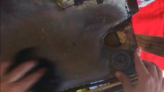 Мытье кисточек и палитры после масляной живописи смотреть онлайн
