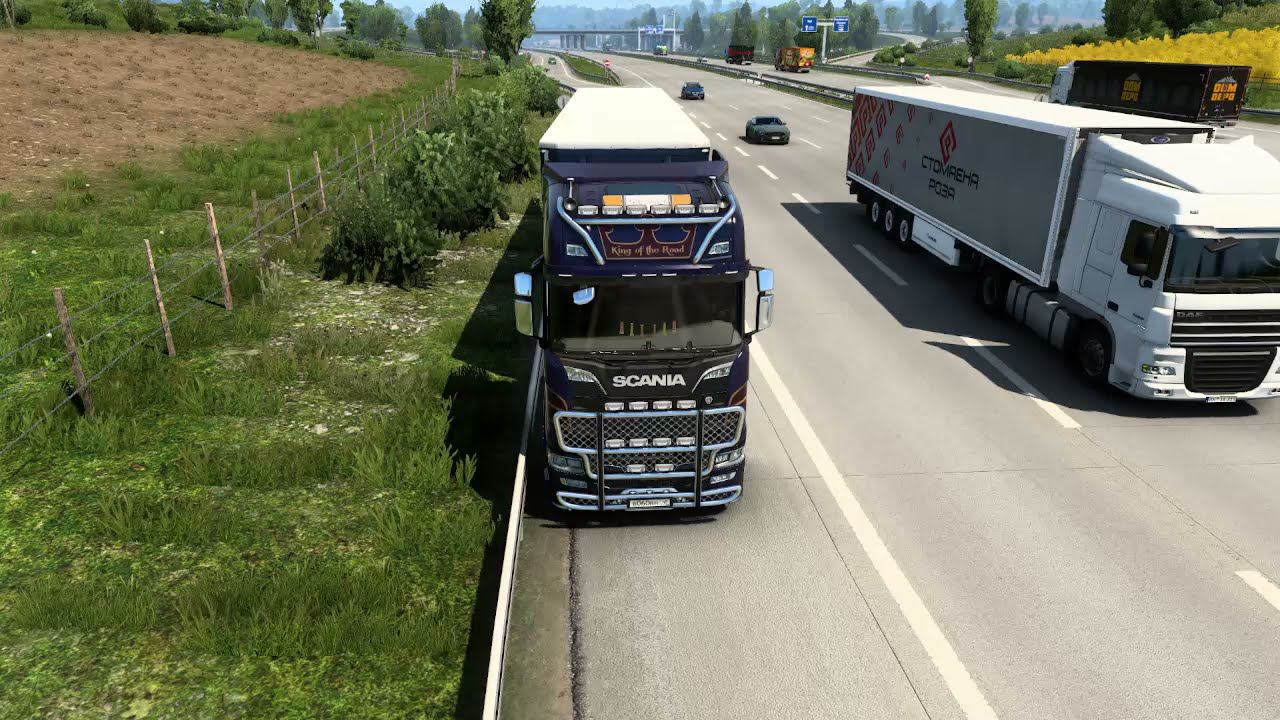 Euro Truck Simulator 2 - из ганновера(овощи) конвой